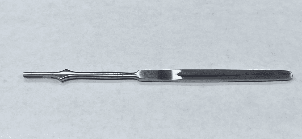 Knife Handle Number 7 on a White Background