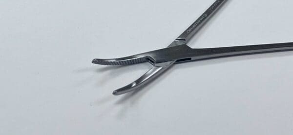 A pair of HALSTED MOSQUITO FORCEP, STANDARD on a white surface.