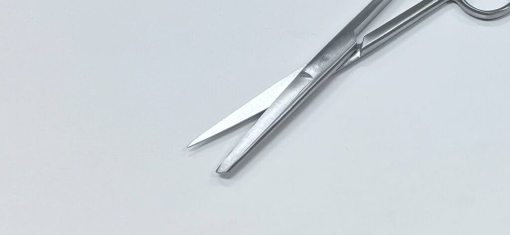 OPERATING SCISSORS SHARP/BLUNT - American Surgical Specialties Company