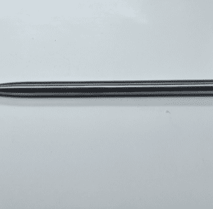 An image of a T handle cork screw on a white surface.