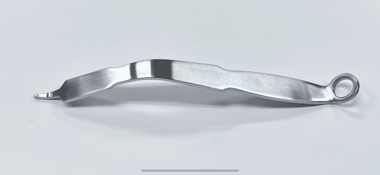 An image of a HOHMANN RETRACTOR, MODIFIED, WETZEL TYPE on a white surface.