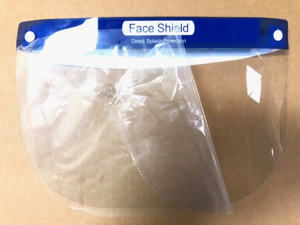 A face shield