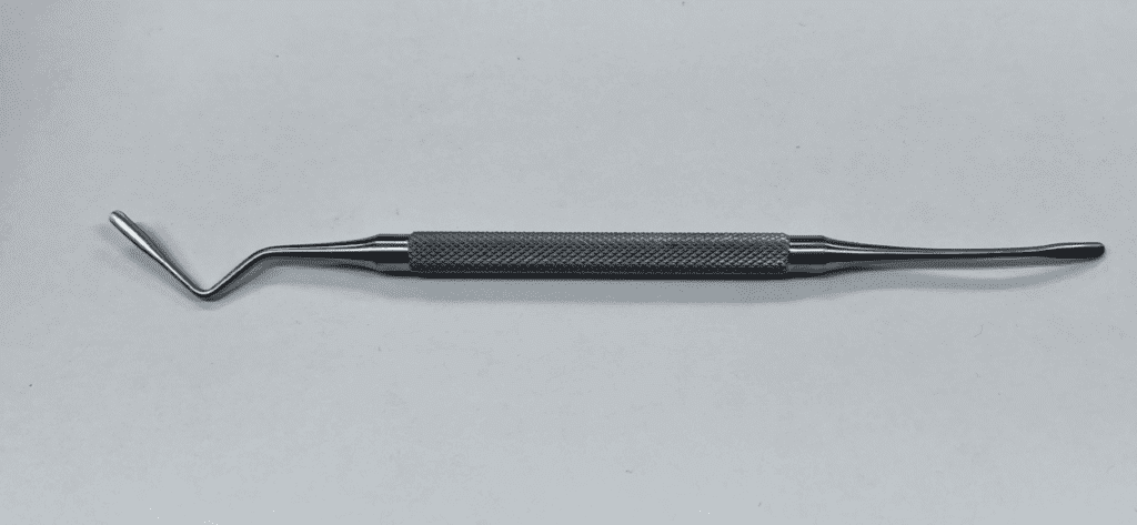 A Meals tenolysis knife with white background