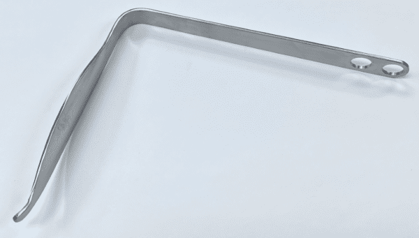 An image of a COBRA RETRACTOR, WATSON JONES TYPE, 90d on a white surface.