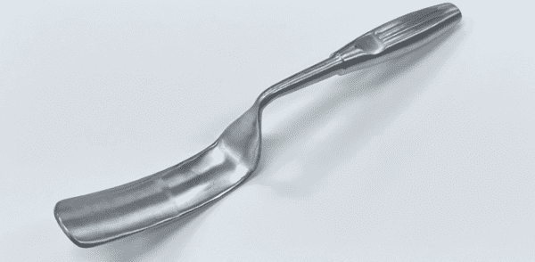 A BREISKY VAGINAL RETRACTOR on a white surface.