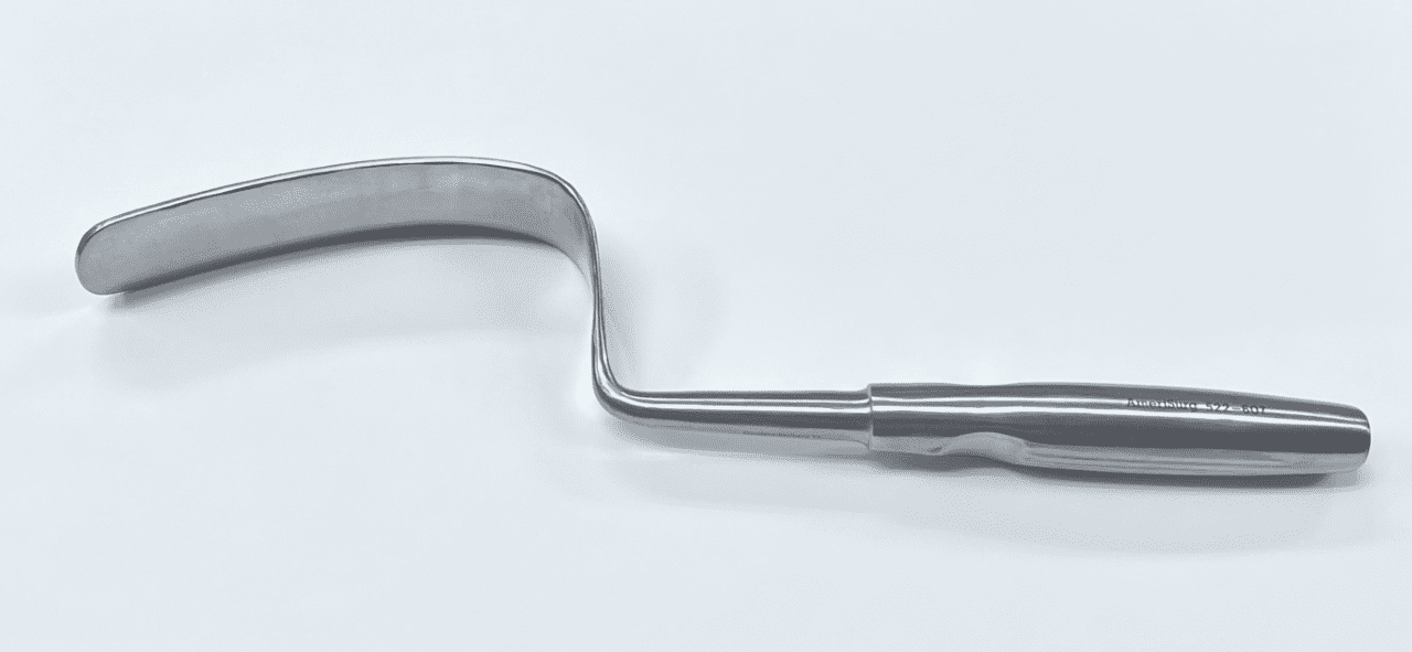 Breisky Vaginal Retractor on a White Background