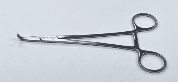 A pair of MEEKER FORCEP on a white surface.
