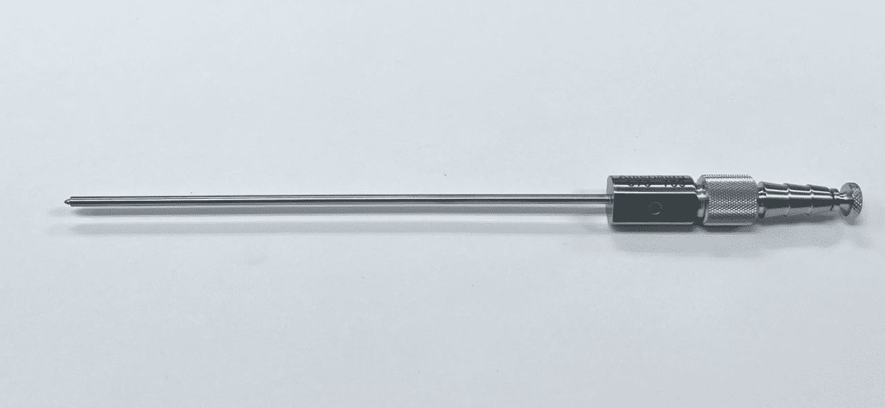Frazier Suction Tube on a White Background