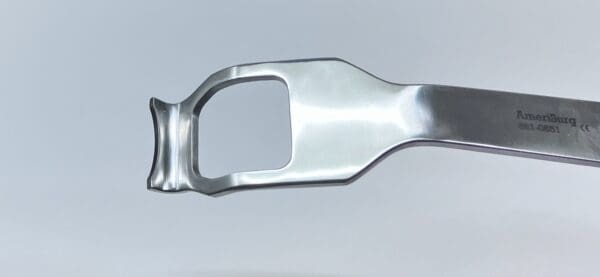 A stainless steel POSTERIOR GLENOID RETRACTOR opener on a white background.