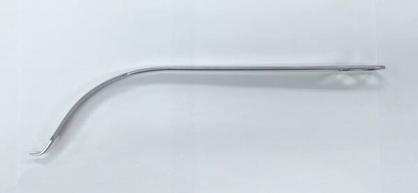A HOHMANN RETRACTOR, LONG handle on a white wall.