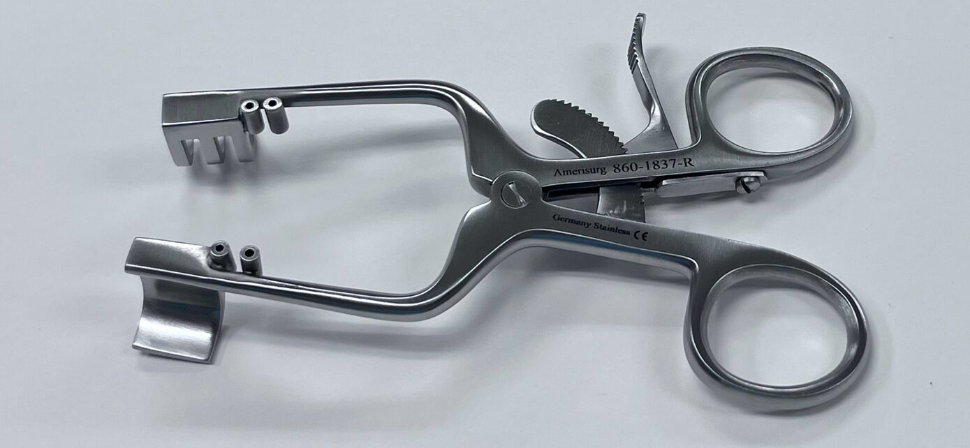 A WILLIAMS DISTAL RADIUS FRACTURE RETRACTOR on a white surface.