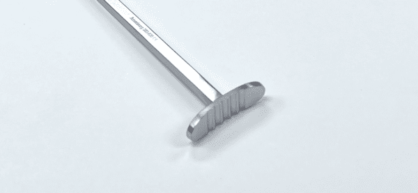 A SMILLIE MENISCUS CHISEL on a white surface.