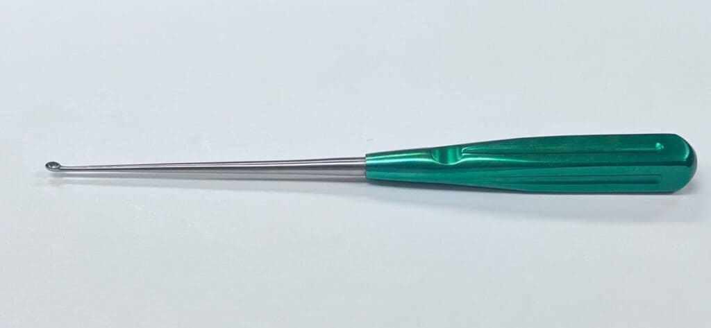 7403-01 Light Grip Cervical Curette Green