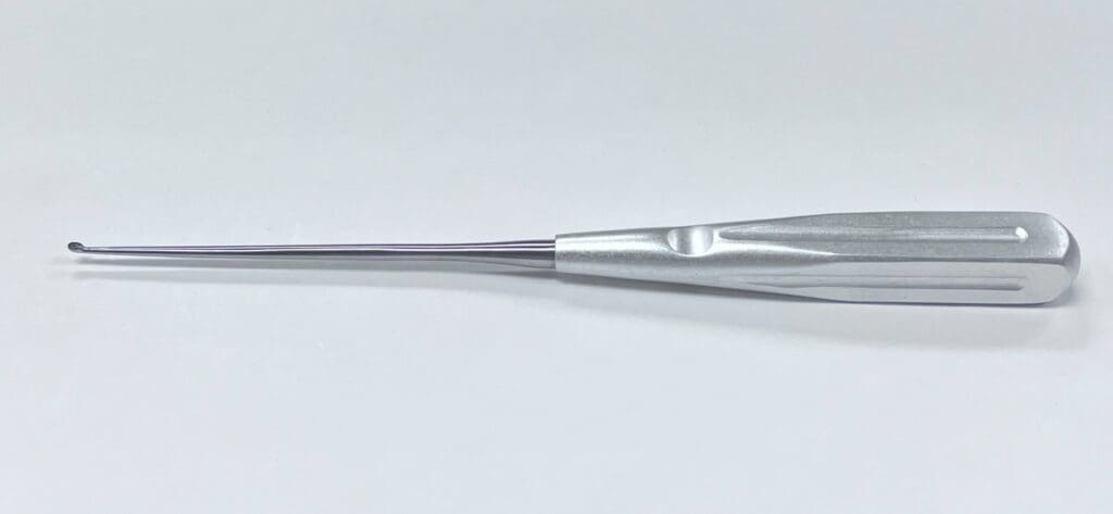 7403-05 Light Grip Cervical Curette Silver