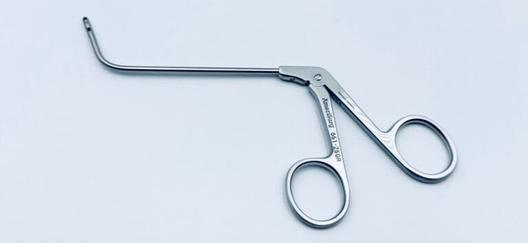 Norralco McCabe Facial Nerve Dissector - 5.5 Inch, Curved Smooth Jaws, Sharp, Stainless Steel - Germany