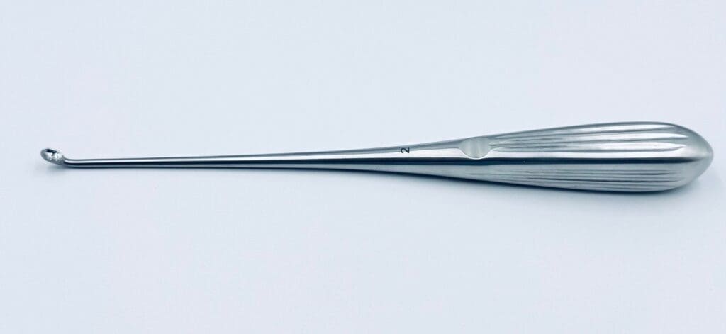 thumbnail image 2 of DDP Orthopedic Spratt Brun Bone Curettes Size 3/9 – Surgical Grade Instruments 2 of 5